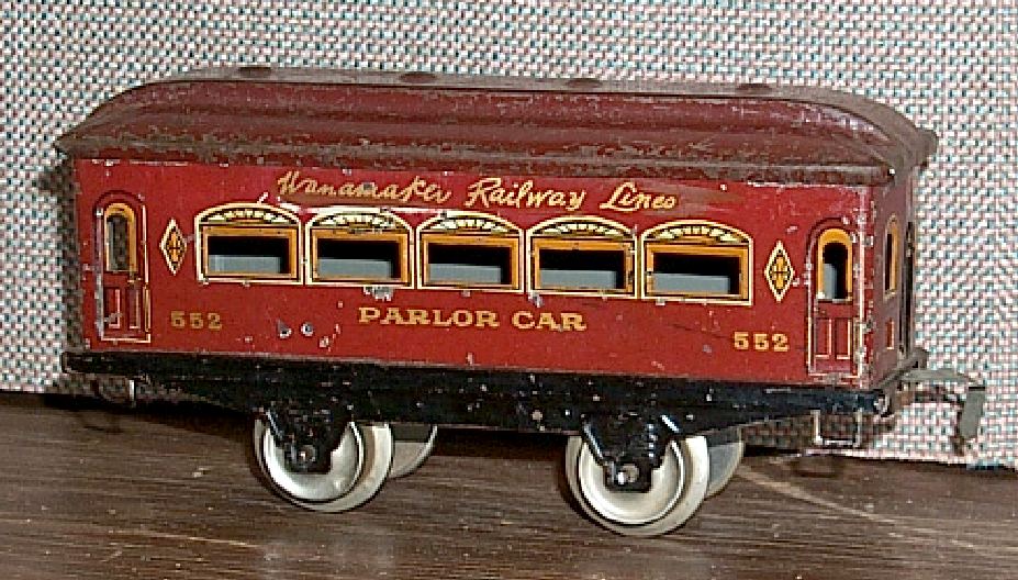 Came only in 3 car sets with a No. 17 Locomotive